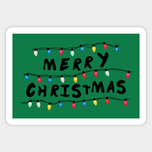 Stranger Things Merry Chritmas Sticker